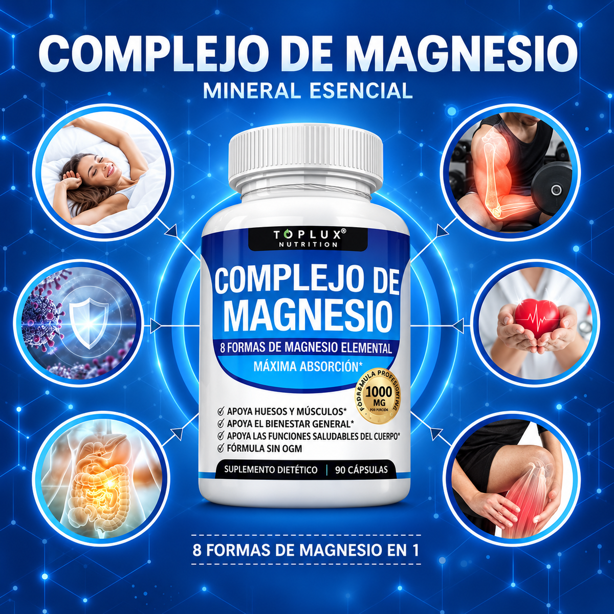 Complejo de Magnesio 8 en 1