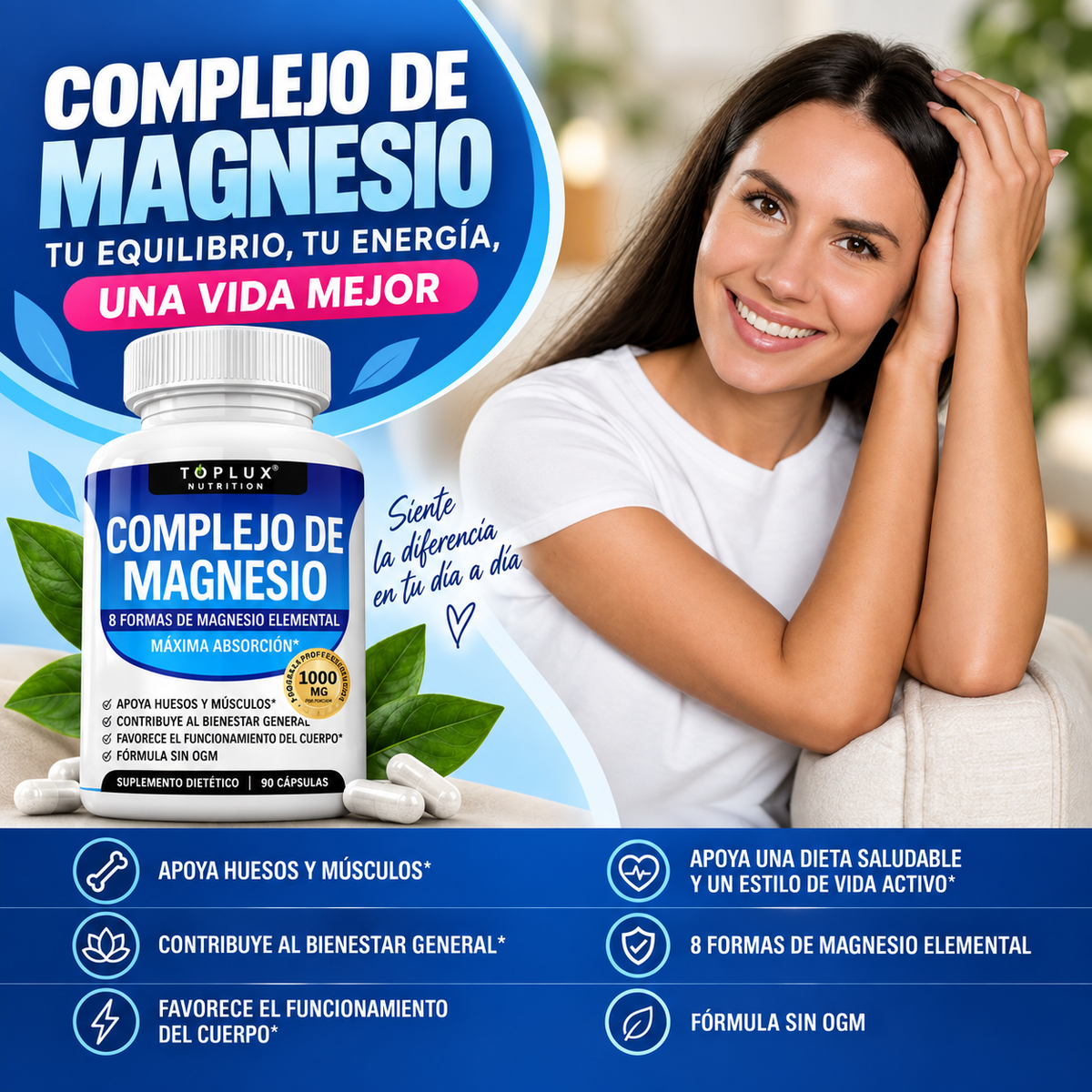 Complejo de Magnesio 8 en 1